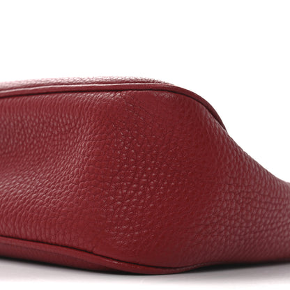 Prada Vitello Daino Pochette Bag Rosso 9 of 9