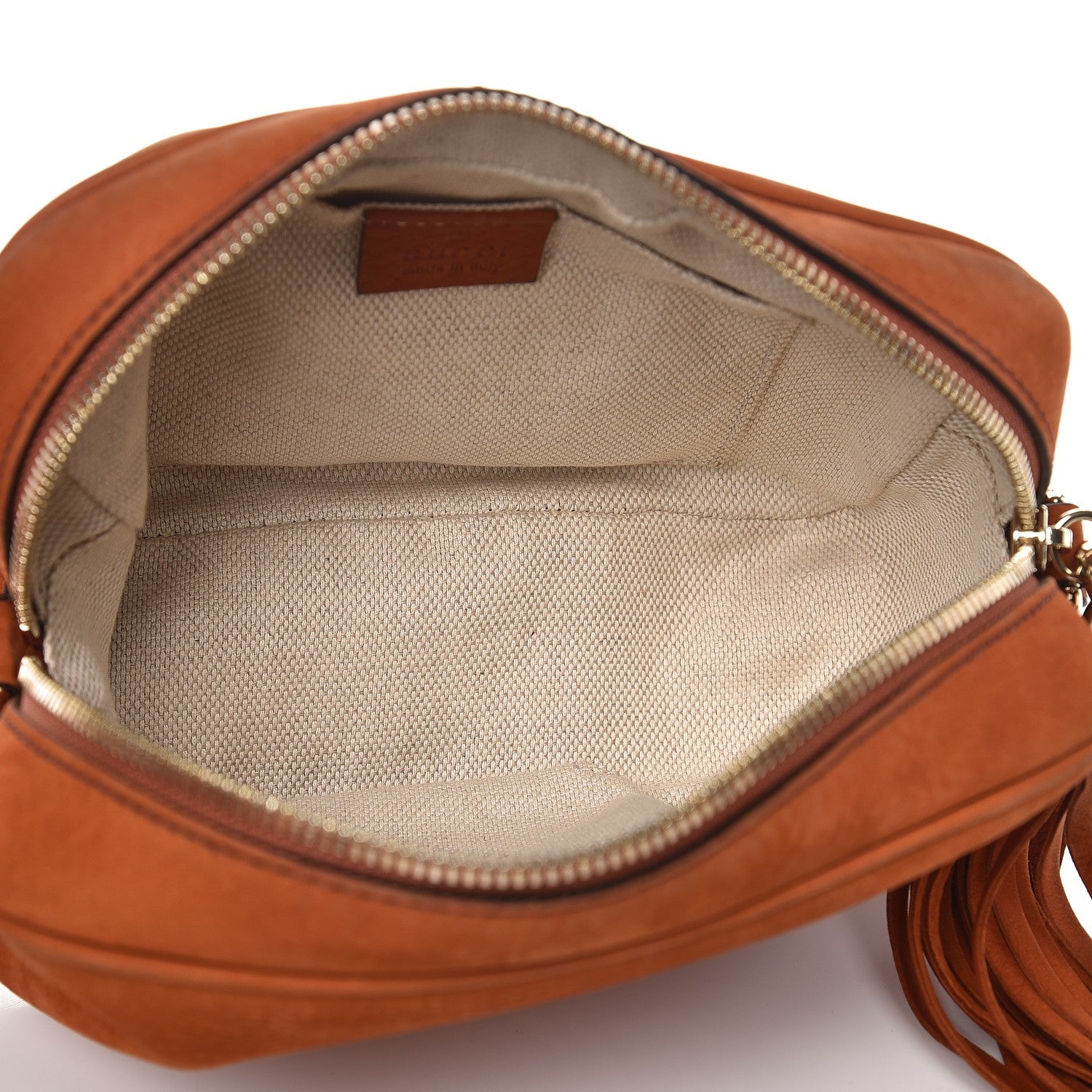 Gucci Vitello Range Small Soho Disco Bag Old Whisky 5 of 13