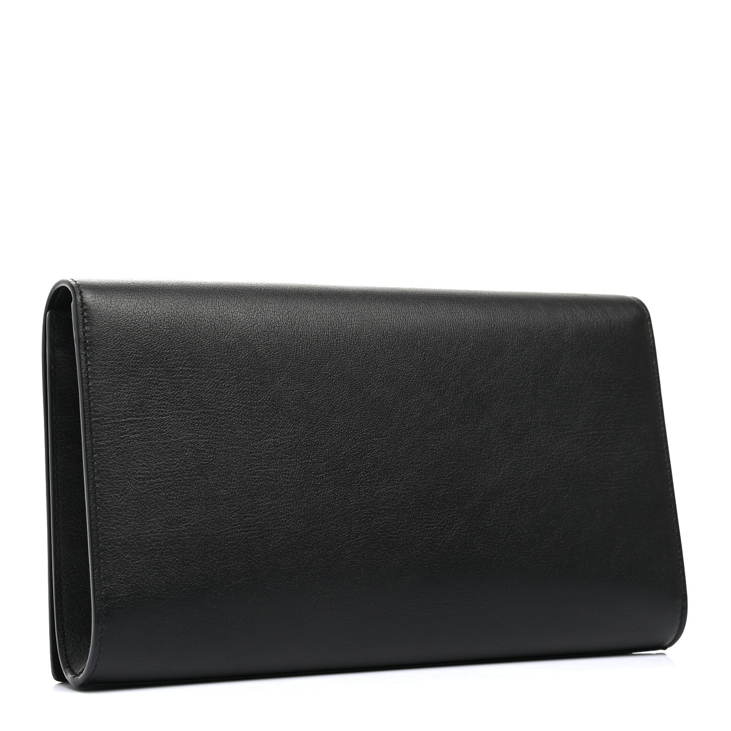 Saint Laurent Calfskin Monogram Large Belle De Jour Clutch Black 3 of 6