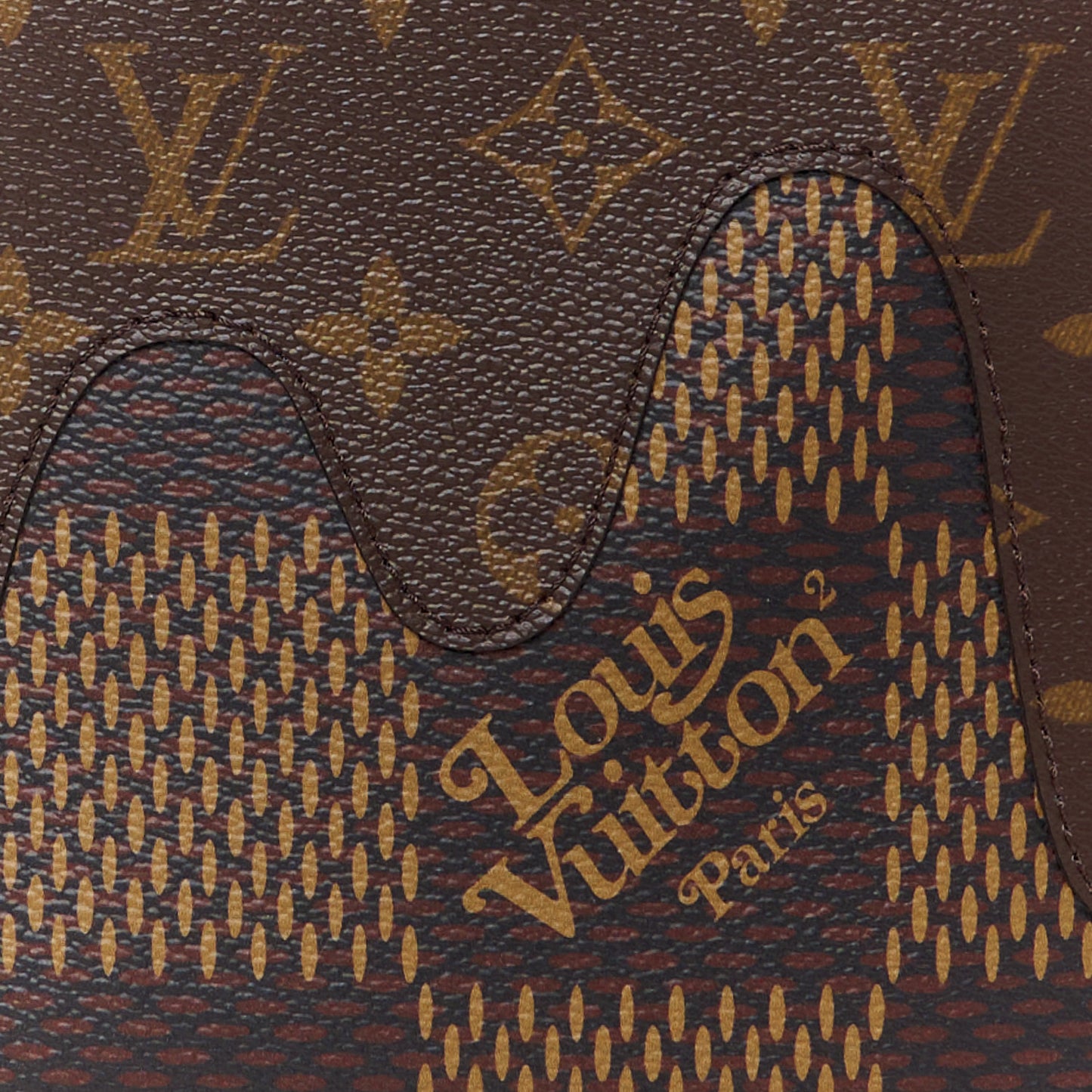 X NIGO Giant Damier Ebene Monogram Soft Trunk