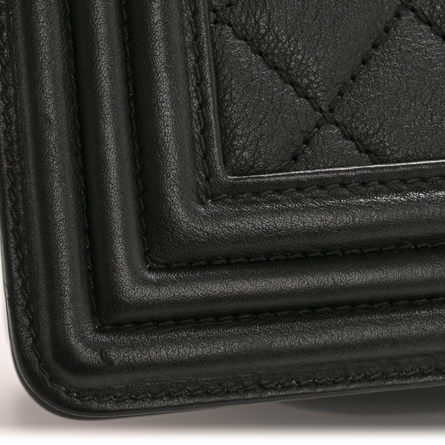 Chanel Calfskin Quilted Medium Boy Flap Black 13 of 14