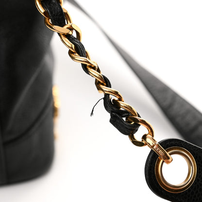 Chanel Caviar CC Drawstring Shoulder Bag Black 19 of 20