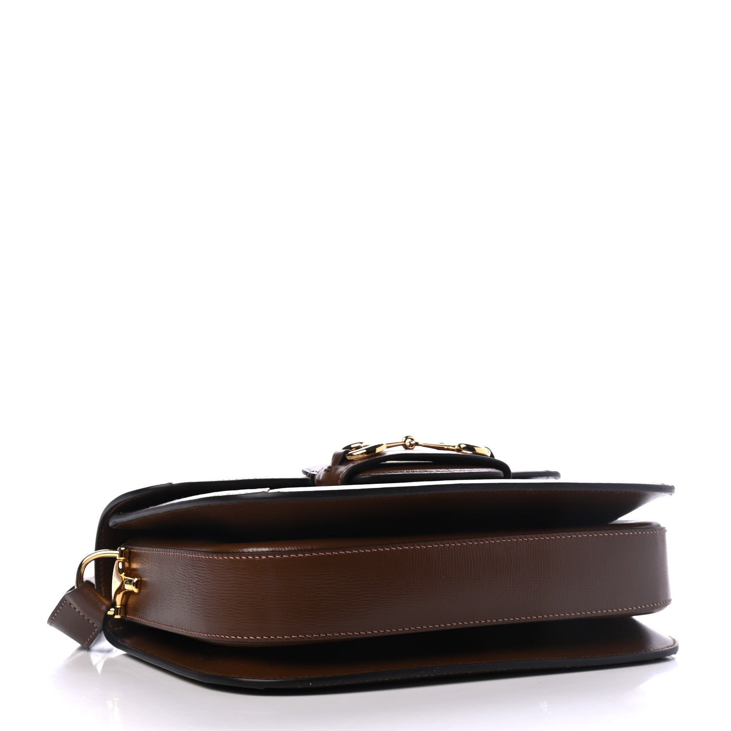 Gucci GG Supreme Monogram Horsebit 1955 Shoulder Bag Beige Brown Sugar 3 of 4