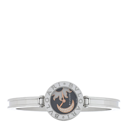 Bulgari Stainless Steel Diamond 22mm B.Zero1 Sun & Moon Quartz Watch 2 of 4