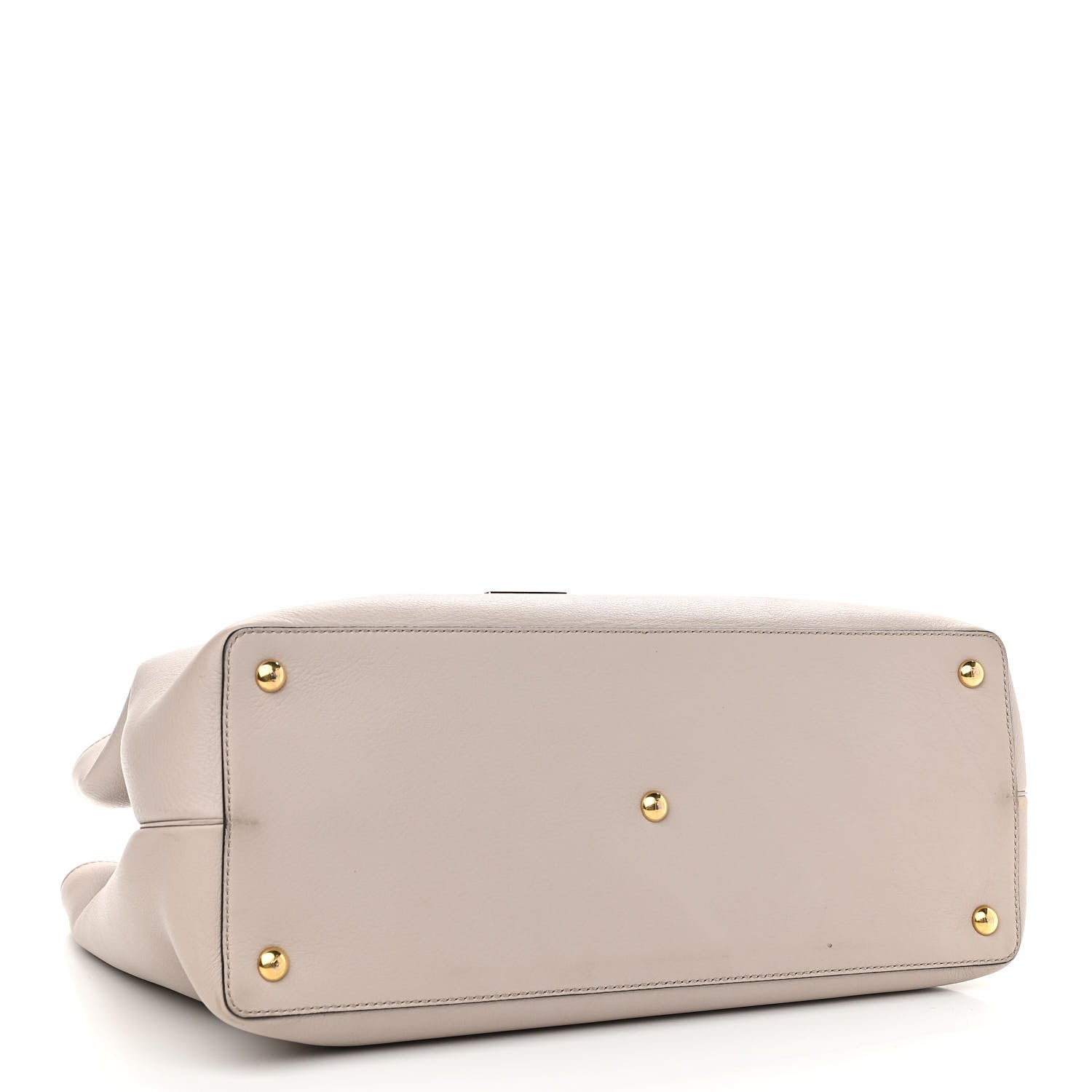 Fendi Vitello Dolce Century Regular 2Jours Tote Grigio Polvere Ciclamino 4 of 14
