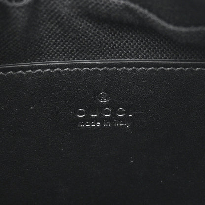 Gucci Calfskin Matelasse Monochrome Small GG Marmont Chain Shoulder Bag Black 6 of 10