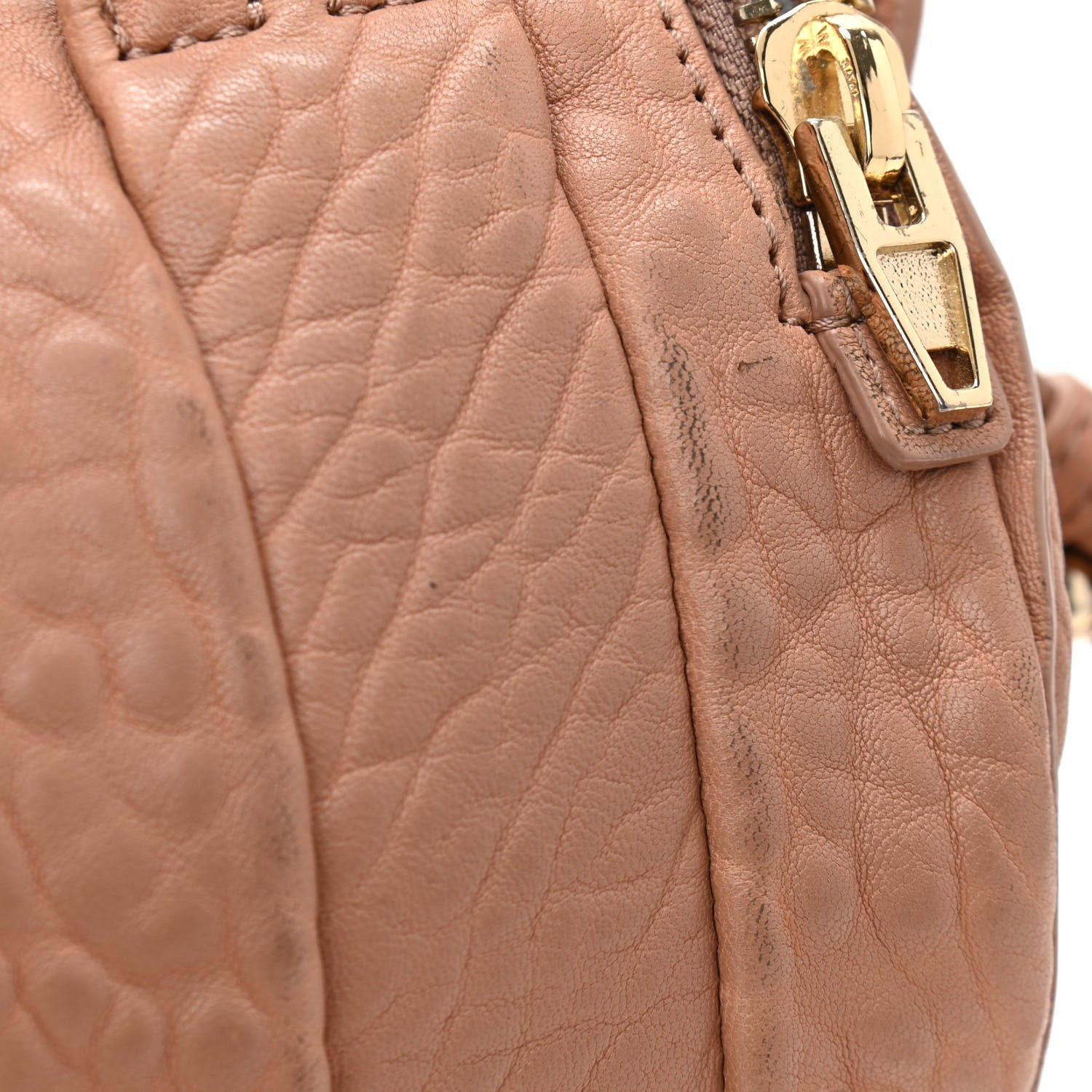 Alexander Wang Pebbled Lambskin Mini Rockie Latte Gold Hardware 13 of 14