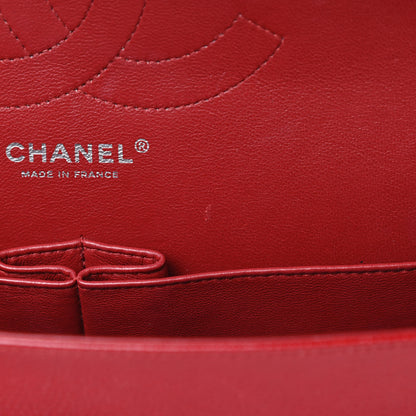 Chanel Caviar Quilted Jumbo Double Flap Dark Red 8 of 15