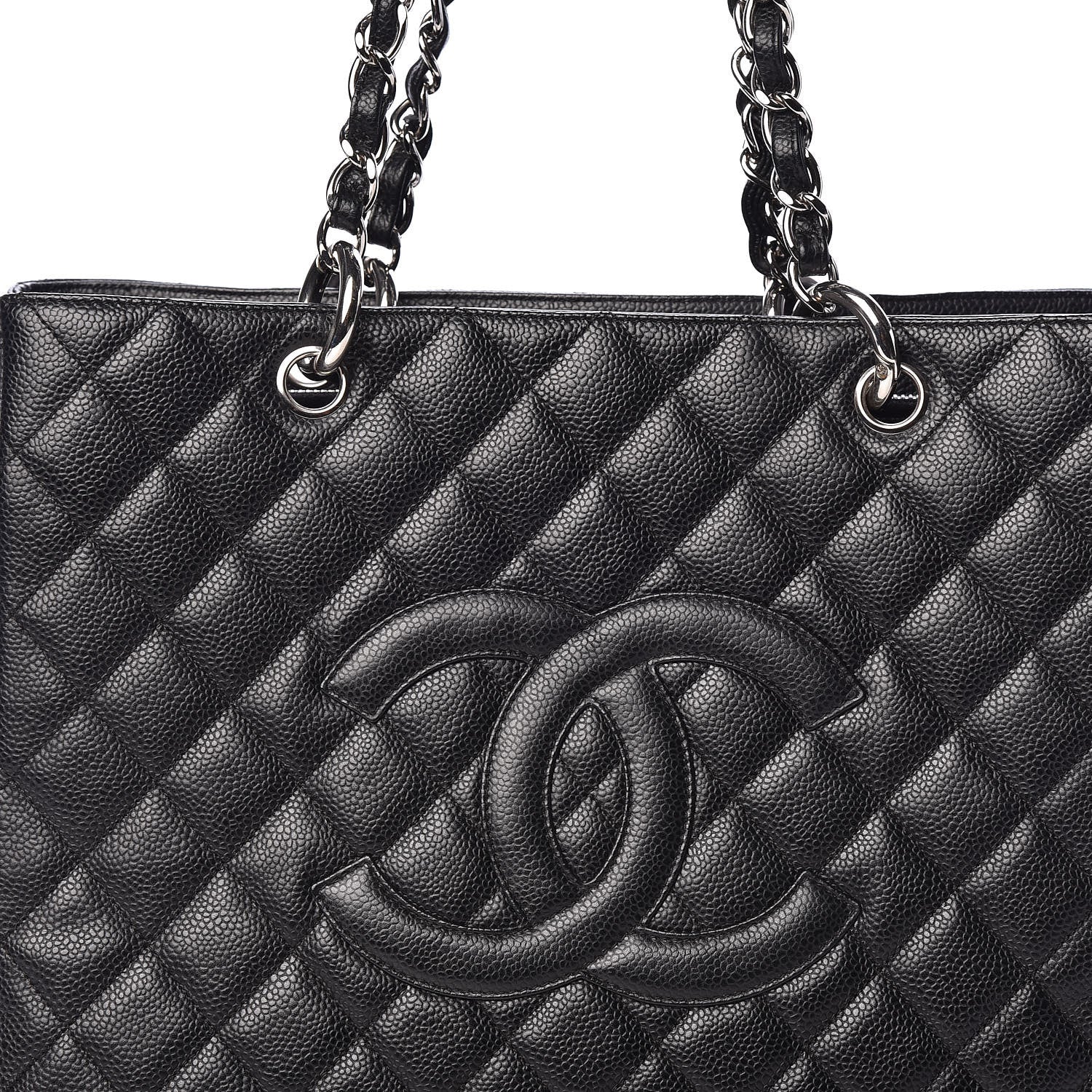 Chanel Caviar Quilted Grand Shopping Tote GST Black 11 of 11