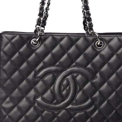 Chanel Caviar Quilted Grand Shopping Tote GST Black 11 of 11