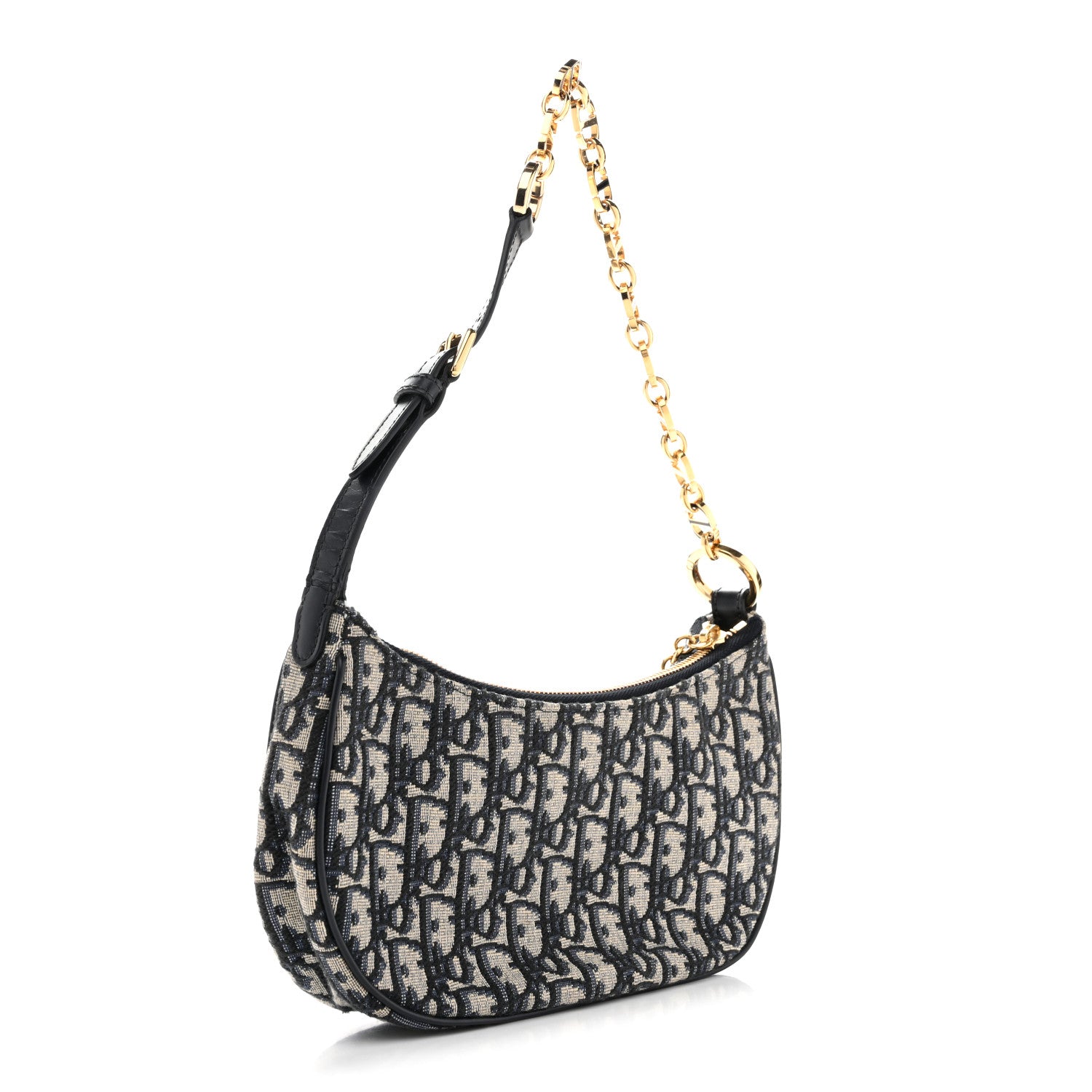 Christian Dior Oblique CD Lounge Bag Blue 2 of 11