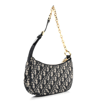 Christian Dior Oblique CD Lounge Bag Blue 2 of 11