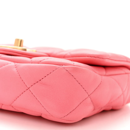 Chanel Lambskin Quilted Mini Funky Town Flap Pink 10 of 10