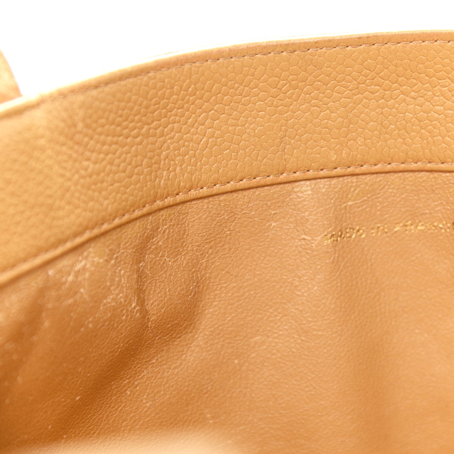 Chanel Caviar CC Tote Beige 14 of 21