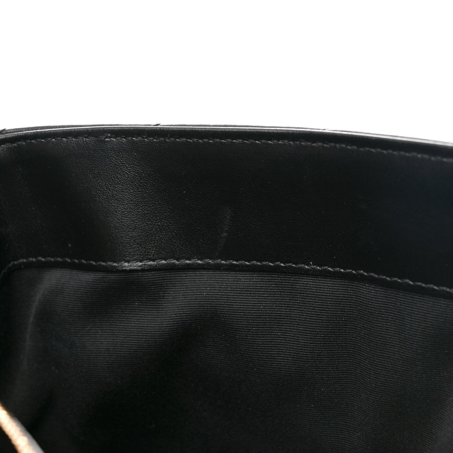 Calfskin Y Quilted Monogram Large Loulou Chain Satchel Black