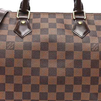 Louis Vuitton Damier Ebene Speedy Bandouliere 30 6 of 9
