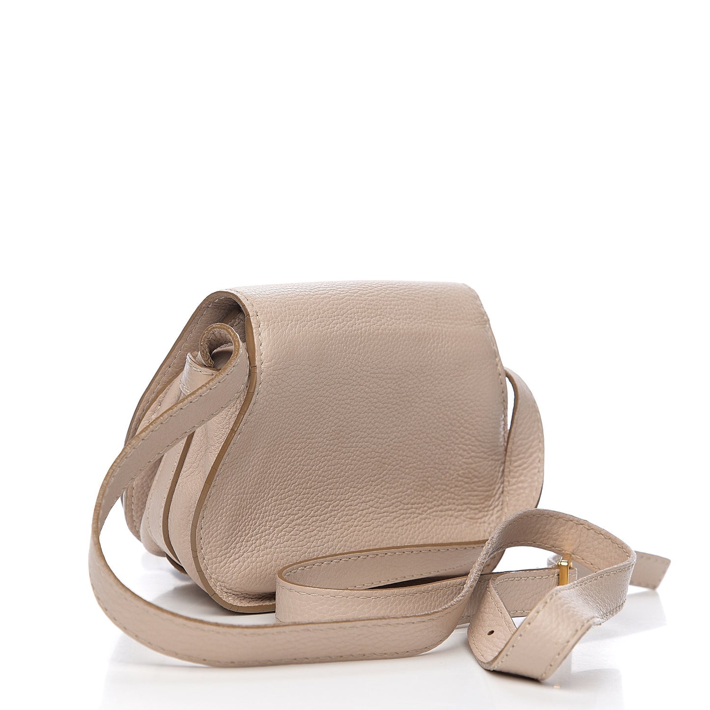 Calfskin Mini Marcie Round Crossbody Bag Abstract White