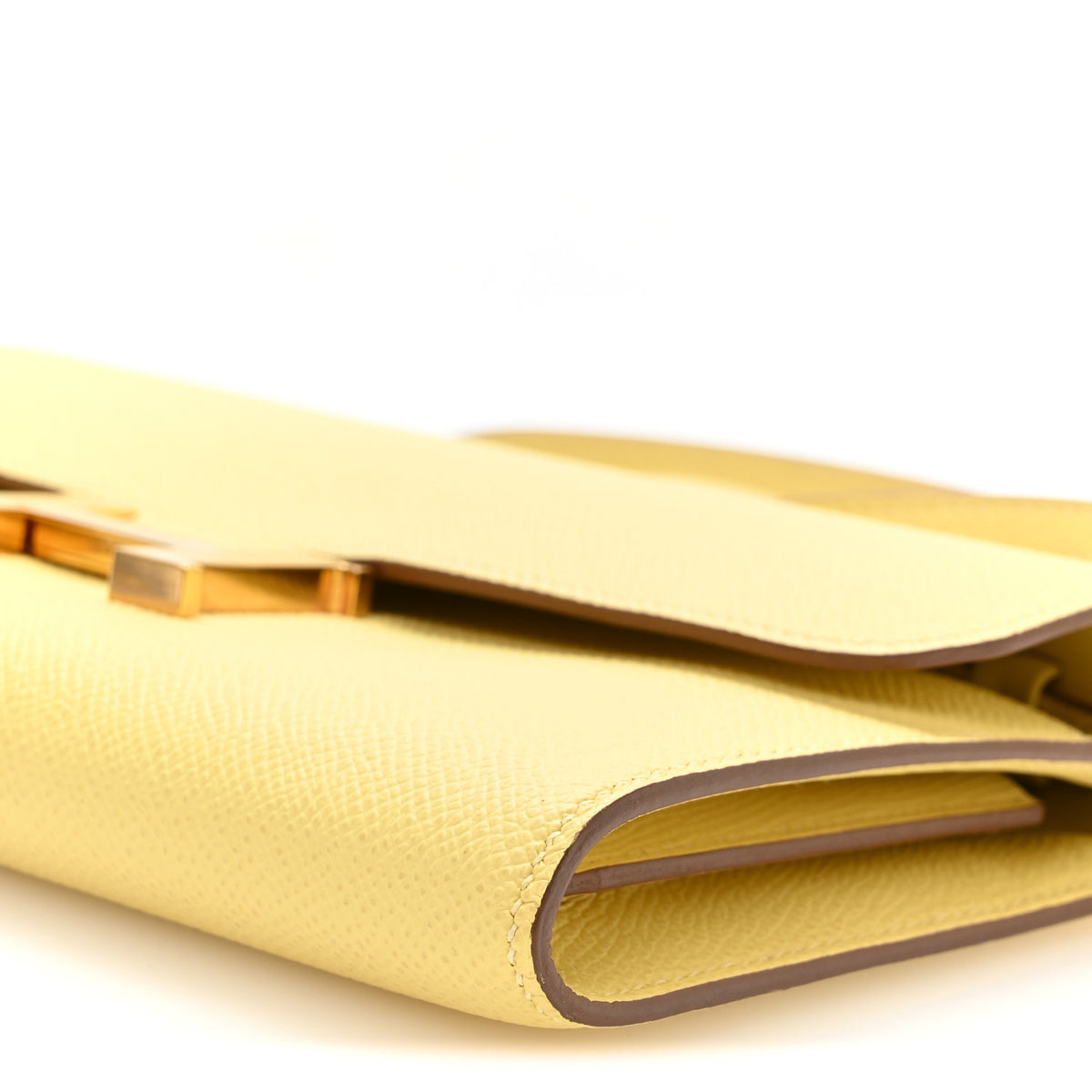 Epsom Constance Long Wallet To Go Wallet Jaune Poussin