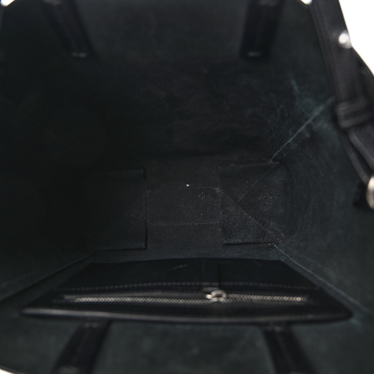 Celine Grained Calfskin Small Vertical Cabas Black 5 of 9