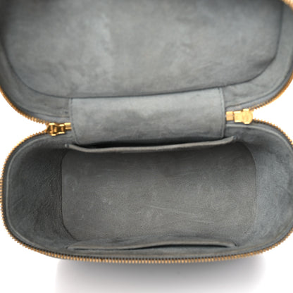 Christian Dior Lambskin Cannage Small Diortravel Vanity Case Grey 5 of 10