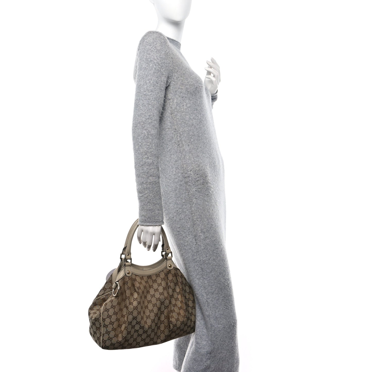 Monogram Medium Sukey Tote Off White