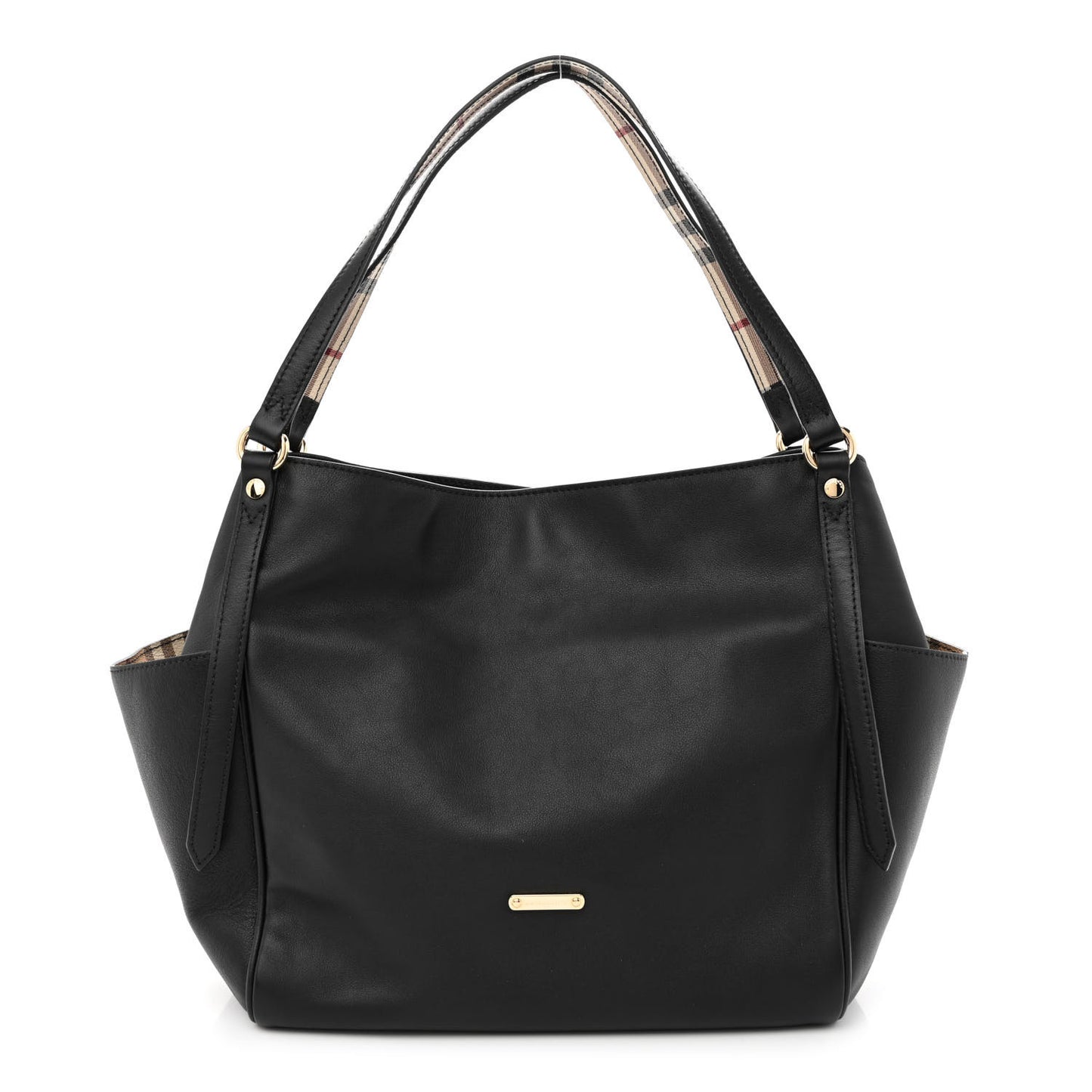 Calfskin Small Canterbury Tote Black
