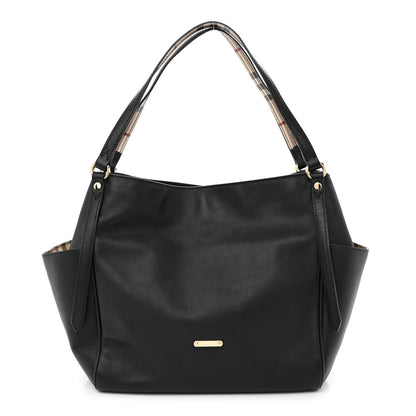 Burberry Calfskin Small Canterbury Tote Black 1 of 10