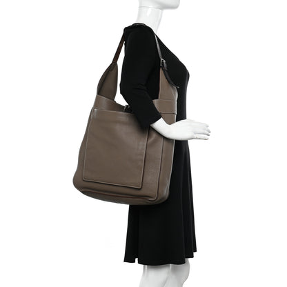 Hermes Taurillon Clemence Marwari GM Etoupe 2 of 11