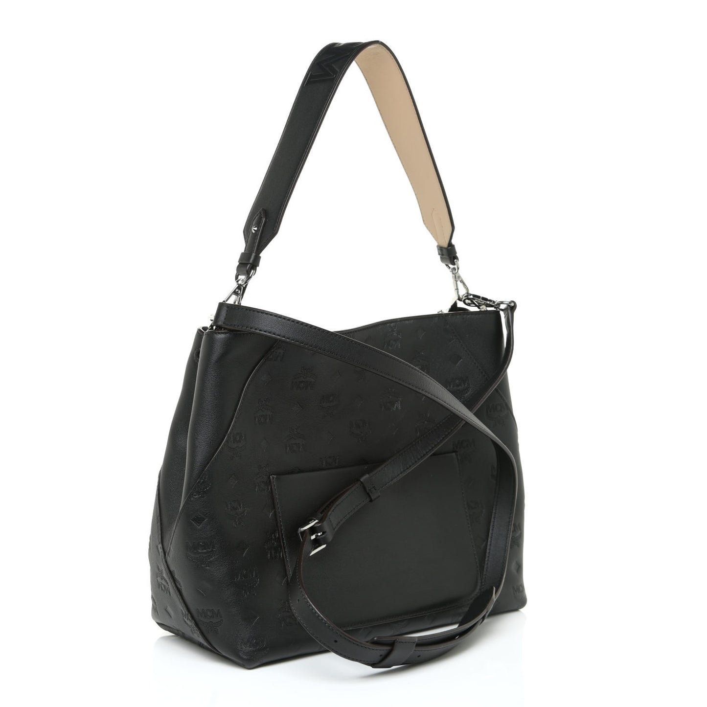 Calfskin Ottomar Medium Klara Hobo Black