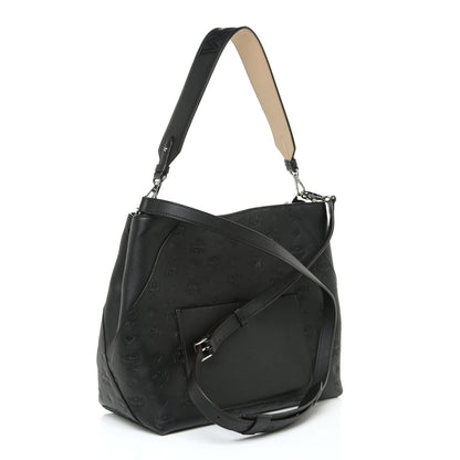 MCM Calfskin Ottomar Medium Klara Hobo Black 3 of 16