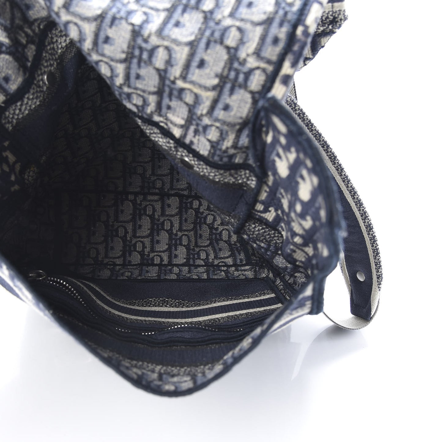 Oblique Backpack Blue White