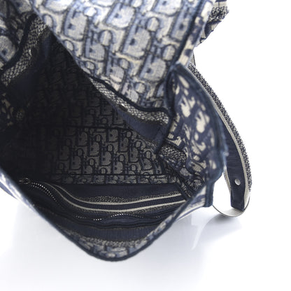 Christian Dior Oblique Backpack Blue White 4 of 10