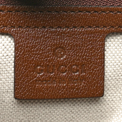 Gucci Monogram New Sakai Calfskin Lux Horsebit 1955 Tote Bag Beige Ebony Brown Sugar 6 of 10