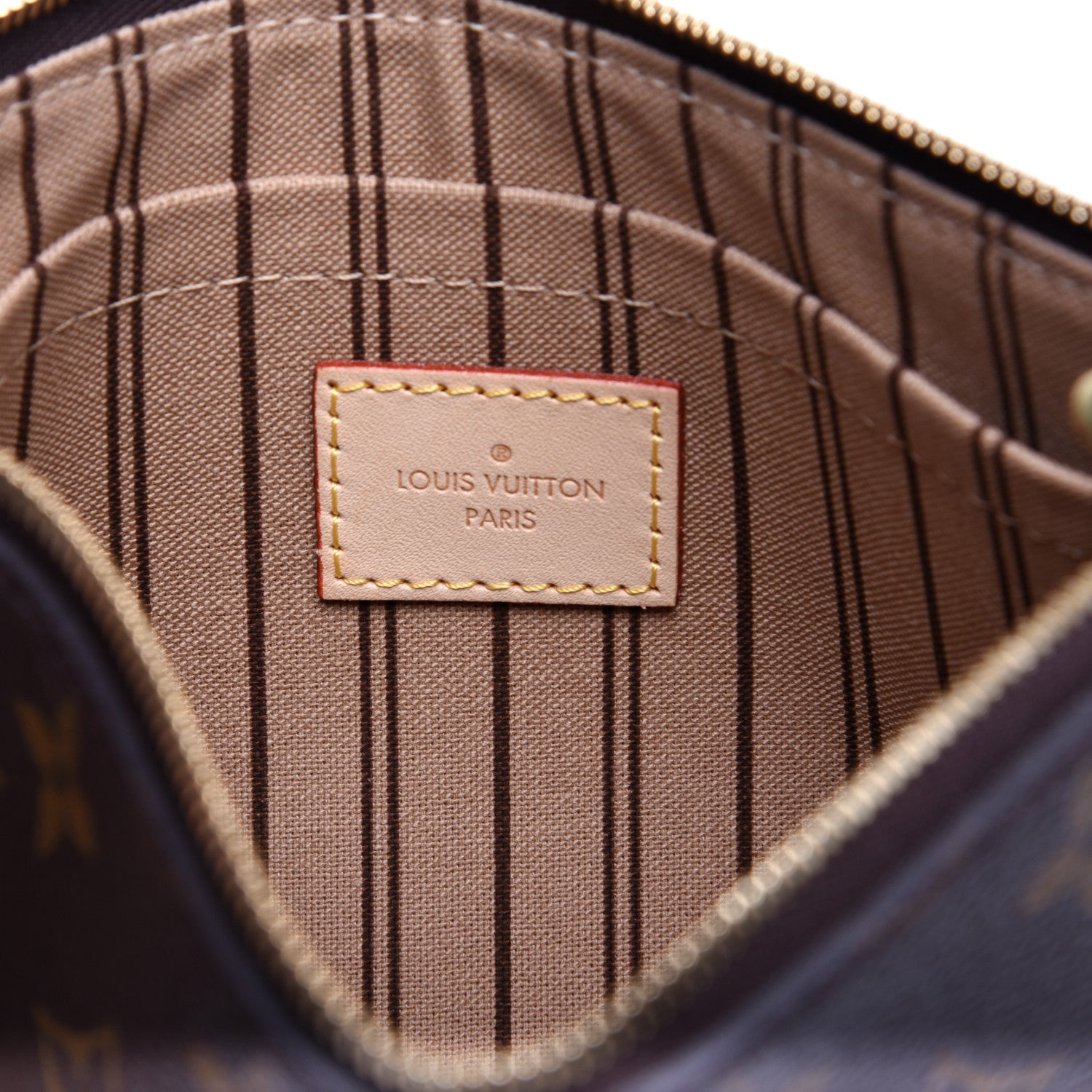 Louis Vuitton Monogram Neverfull MM GM Pochette 8 of 10