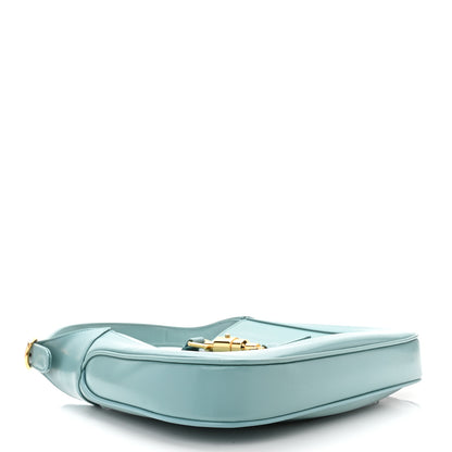Gucci Boarded Dyana Lux Calfskin Small Jackie 1961 Hobo Dusty Azure 4 of 10