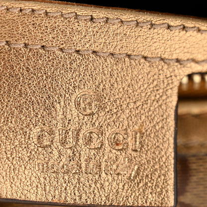 Gucci Crystal Monogram Medium Joy Boston Bronze 6 of 15
