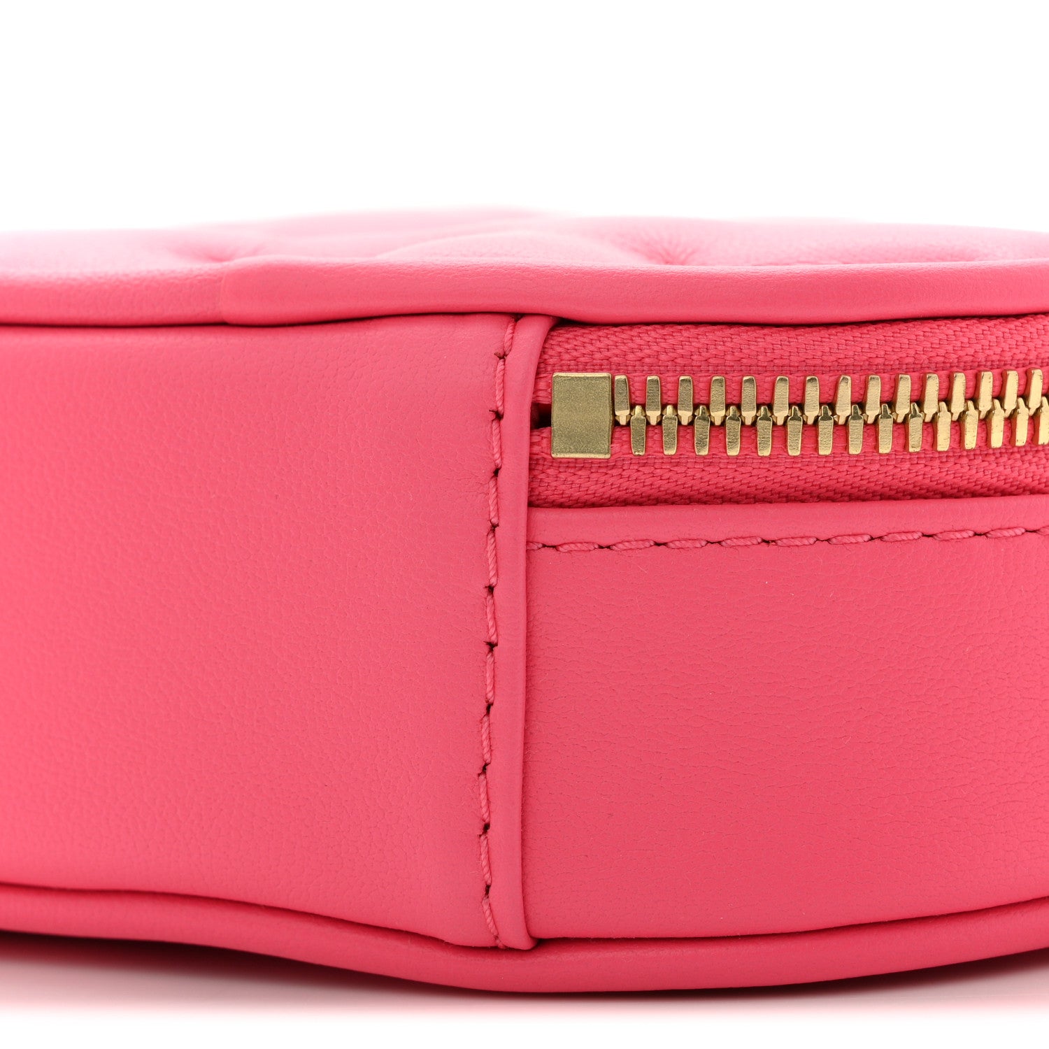 Louis Vuitton Calfskin Embroidered Monogram Pop My Heart Bag Pouch Dragon Fruit Pink 9 of 10