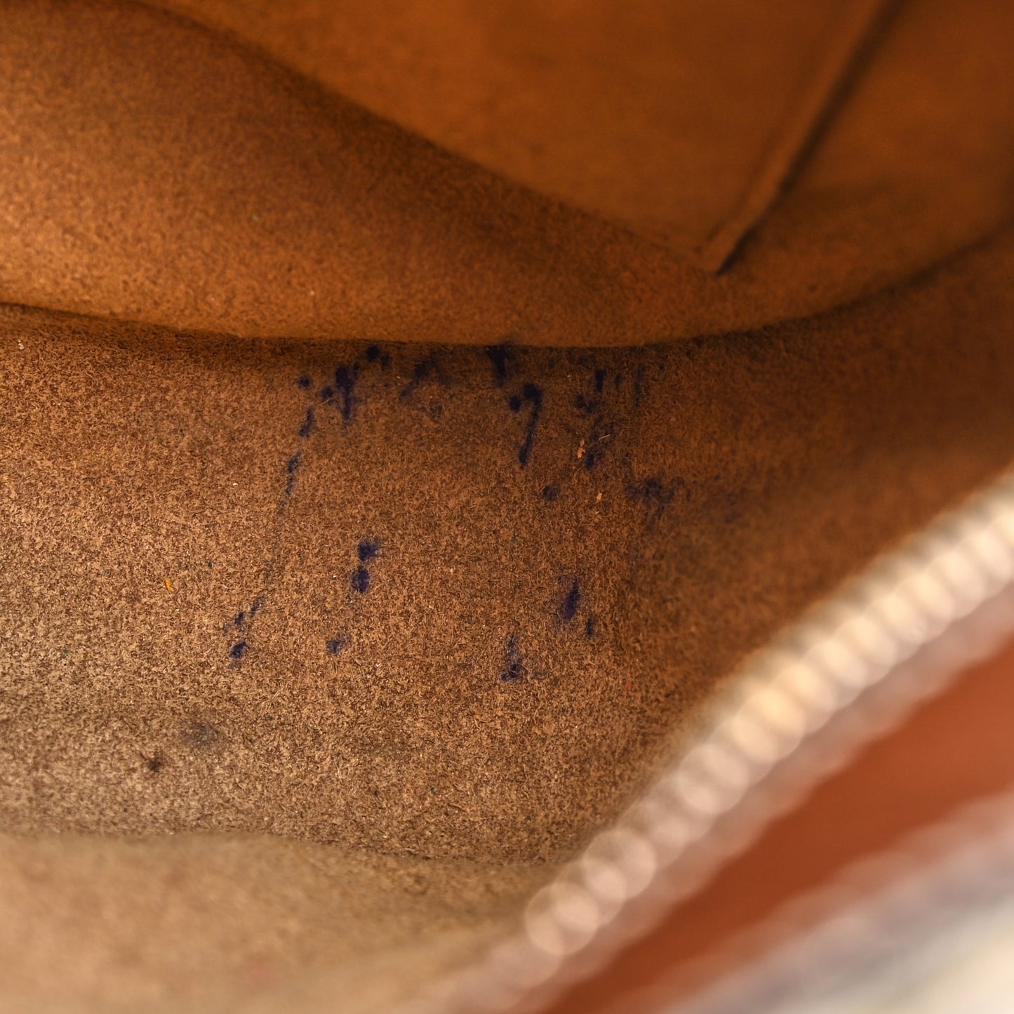 GG Supreme Monogram Cuoio Toscano Mini Chain Shoulder Bag Beige Ebony Cuir