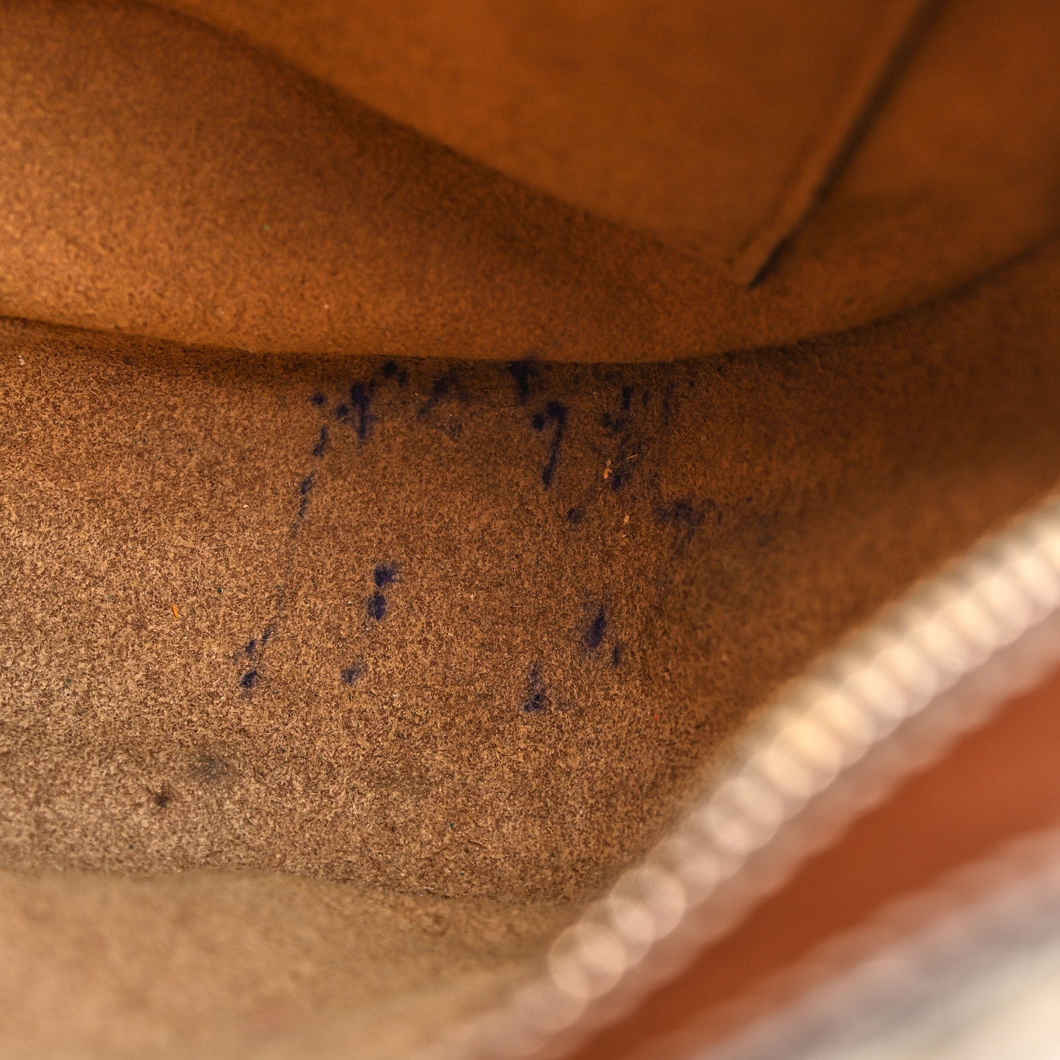 Gucci GG Supreme Monogram Cuoio Toscano Mini Chain Shoulder Bag Beige Ebony Cuir 12 of 13