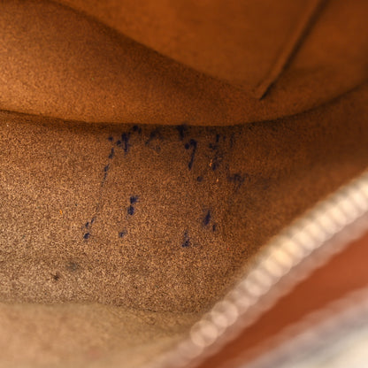 Gucci GG Supreme Monogram Cuoio Toscano Mini Chain Shoulder Bag Beige Ebony Cuir 12 of 13