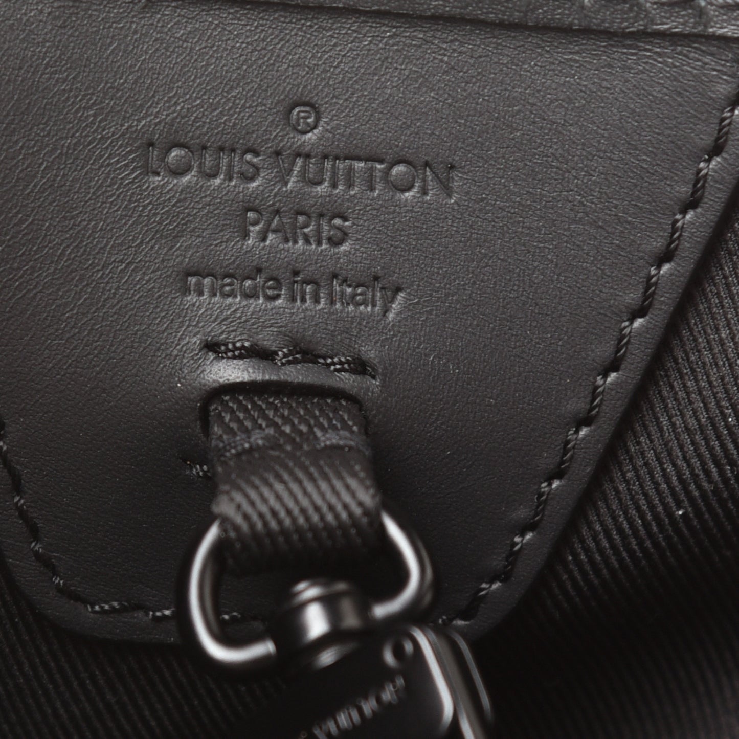 Calfskin Monogram Shadow Tote Black