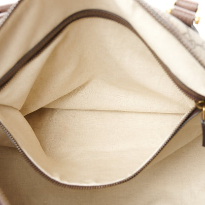 Gucci Soft GG Supreme Monogram Web Medium Duffle Bag Beige New Acero Crop 8 of 11