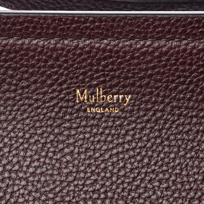 Mulberry Natural Grain Leather Amberley Satchel Oxblood 6 of 9