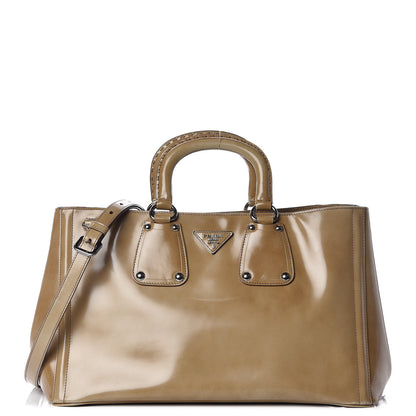 Prada Spazzolato Top Handle Tote Cera 1 of 30