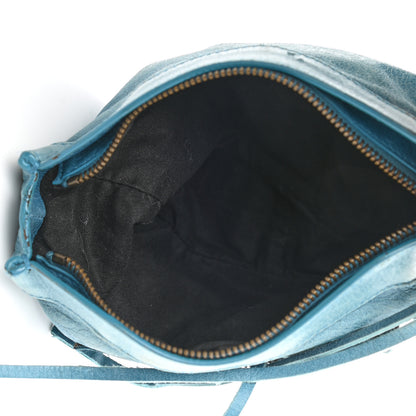 Balenciaga Chevre Porte Toilette Makeup Clutch Cyclade 5 of 12