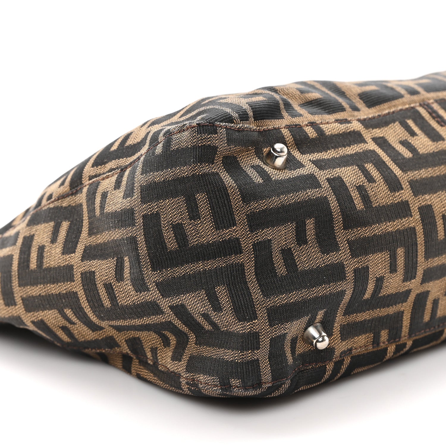Fendi Zucca Small Holdall Tote Tobacco 9 of 12