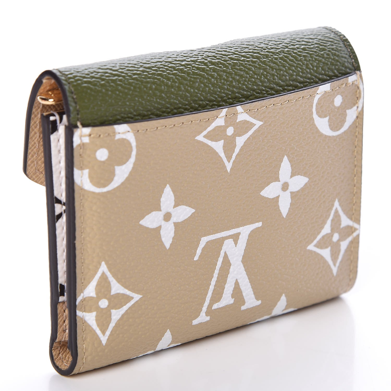 Louis Vuitton Monogram Giant Zoe Wallet Kaki 3 of 7