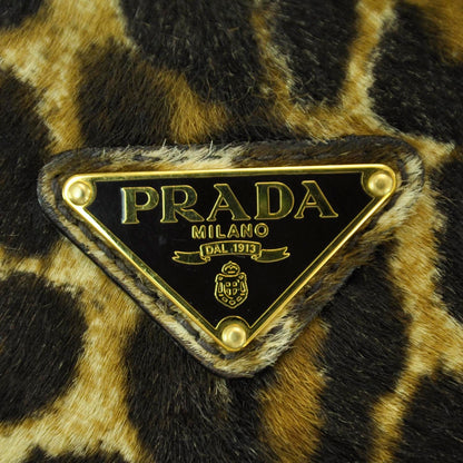 Prada Calf Hair Leopard Print Shoulder Bag 10 of 14
