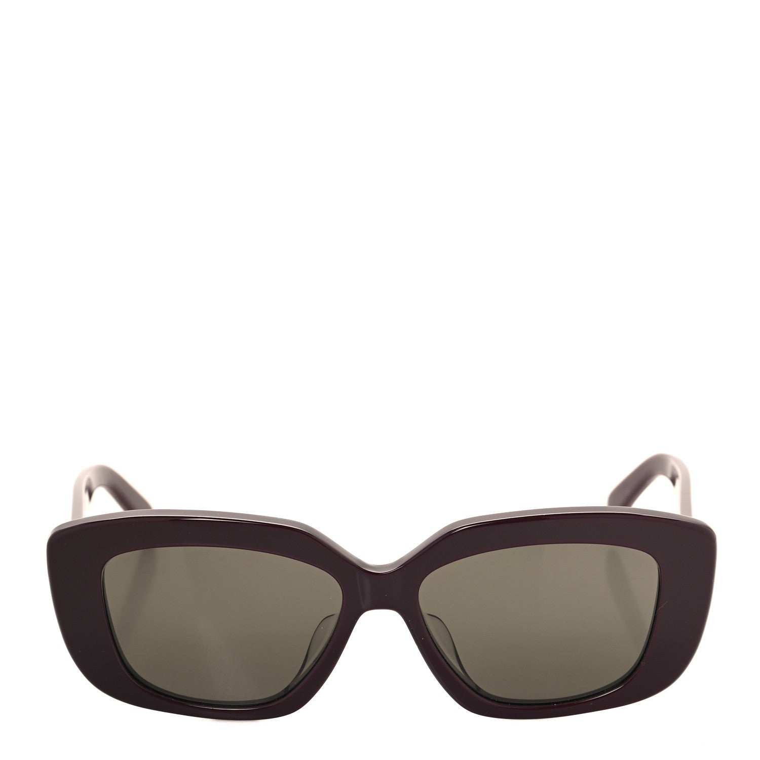 Celine Acetate Triomphe Sunglasses CL40216U Dark Aubergine 2 of 7