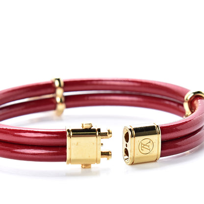 Louis Vuitton Epi Keep It Twice Bracelet 17 Pomme D'Amour 4 of 5